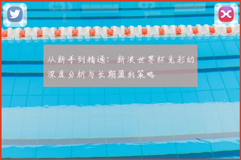 从新手到精通:新浪世界杯竞彩的深度分析与长期盈利策略