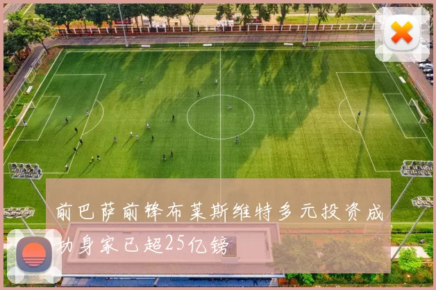 前巴萨前锋布莱斯维特多元投资成功身家已超25亿镑