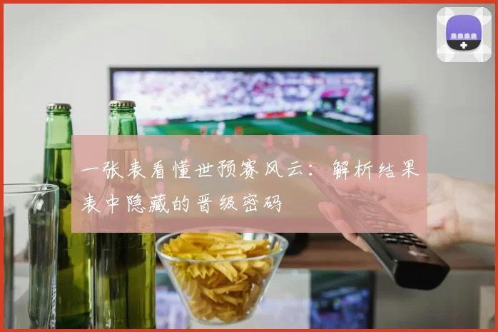 一张表看懂世预赛风云:解析结果表中隐藏的晋级密码