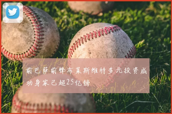前巴萨前锋布莱斯维特多元投资成功身家已超25亿镑