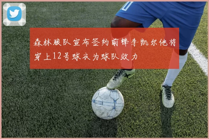 森林狼队宣布签约前锋李凯尔他将穿上12号球衣为球队效力
